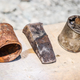 These found objects show the soldiers “poor daily life,” said Morosini